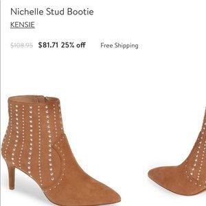 Kenzie studied heels—suede bootie